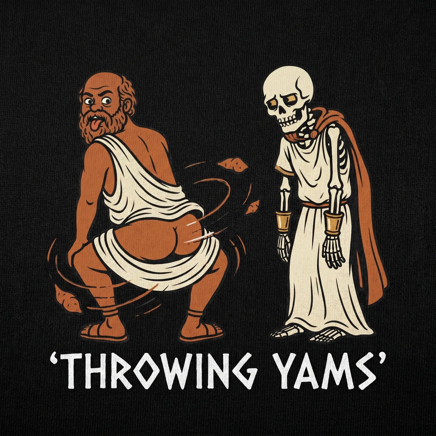 Socrates Throwing Yams Merch