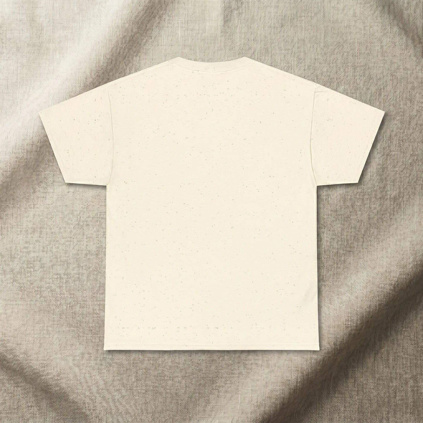 Back view of a heavyweight cotton goblin mode shirt for feral mode and gremlin mode, a funny introvert gift featuring goblincore style and Oxford Word of the Year humor.
