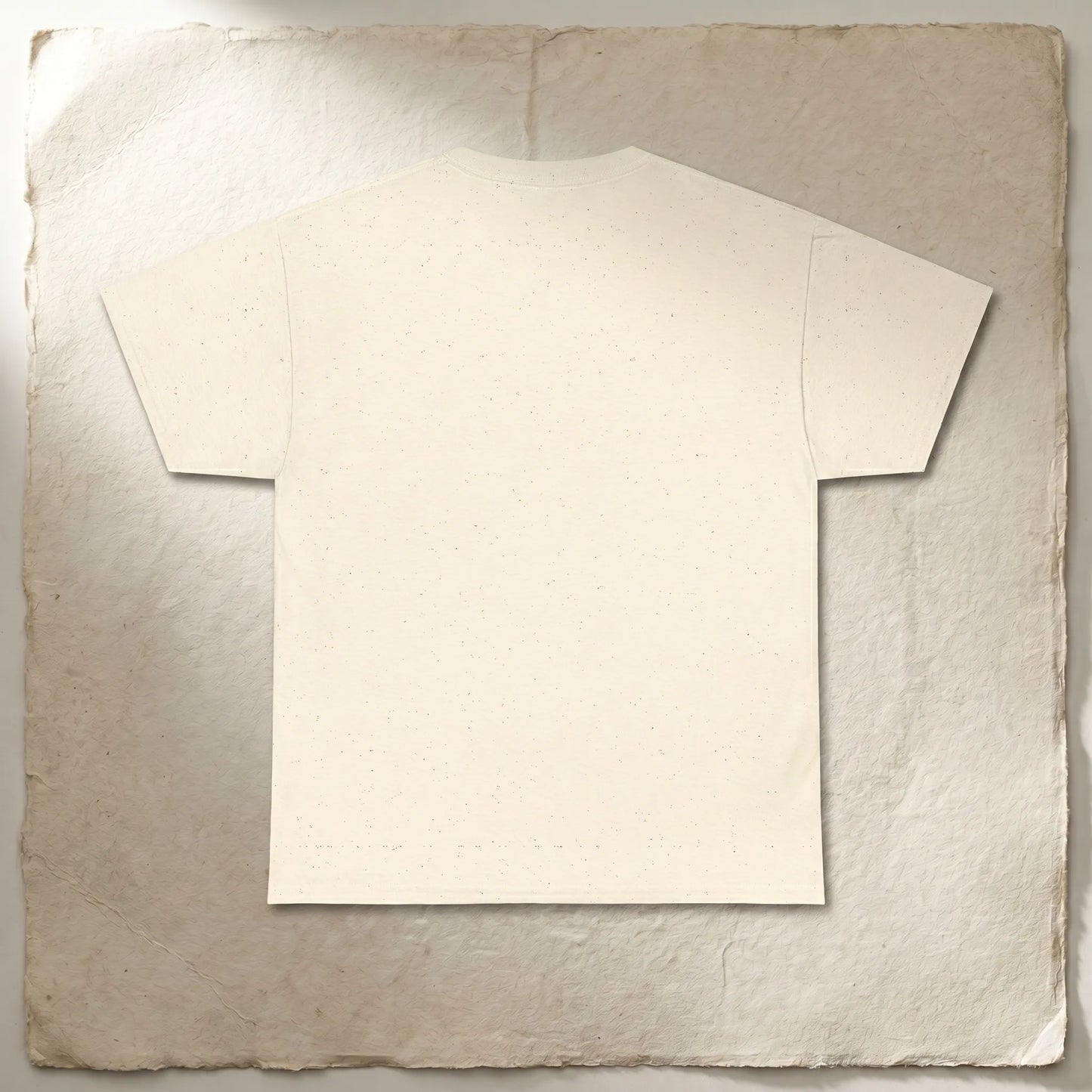 Back view of a heavyweight 100% cotton unisex tee featuring the Rage Guy crest, a perfect classic meme tee for a meme lover or gift for a meme historian celebrating the golden age of memes and rage comics.