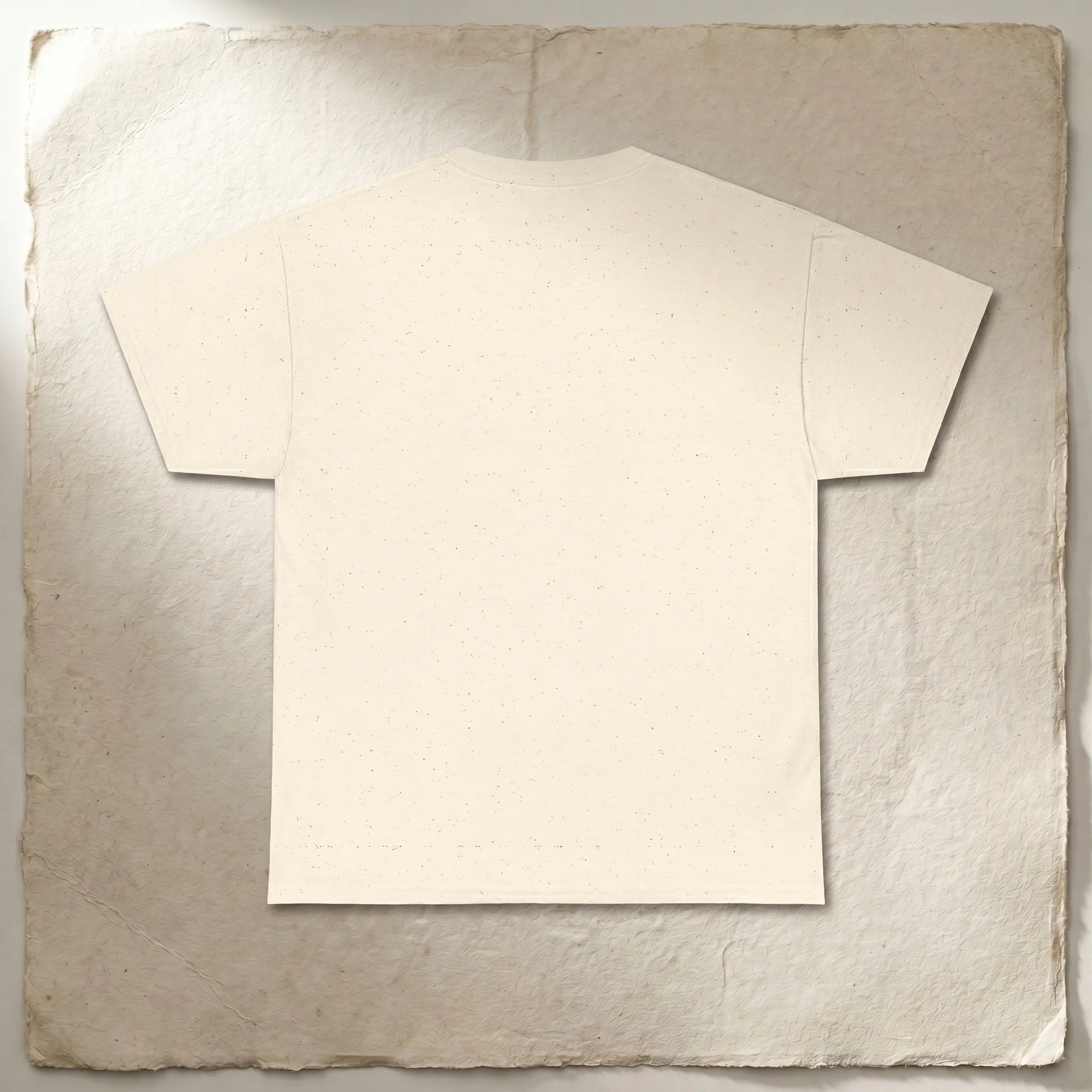 Back view of a heavyweight 100% cotton unisex tee featuring the Rage Guy crest, a perfect classic meme tee for a meme lover or gift for a meme historian celebrating the golden age of memes and rage comics.